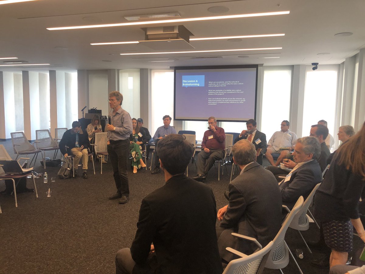 The discussion is open for the SDSN USA network to discuss how they, and academia, can support effective zero-carbon policymaking in the US. #ClimateAction