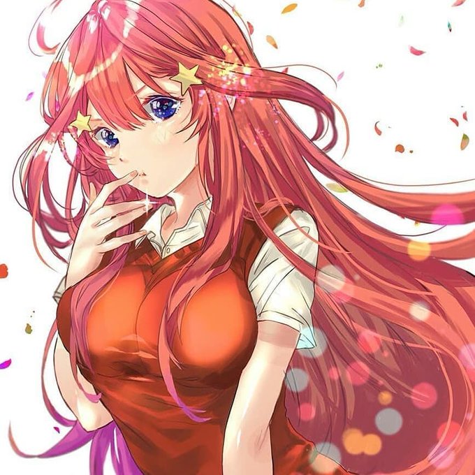 feat.NaoMusicさんがTwitterに投稿した中野五月(五等分の花嫁)のイラスト。