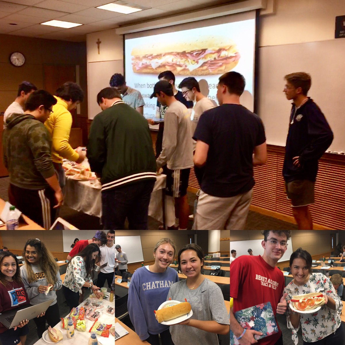 TheCyclingProf's tweet image. Drawing on knowledge gained from my years as a sandwich maker for @cousinssubs students in my project management class in @MUBusiness at @marquetteu learn how to create the WBS in @project by making the SUB! #wearemarquette #projectpros