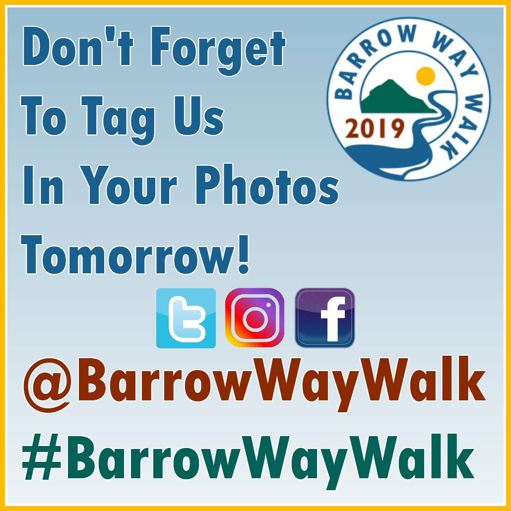 You can find us everywhere on social media <a href="/BarrowWayWalk/">BarrowWayWalk</a> 😁 #BarrowWayWalk