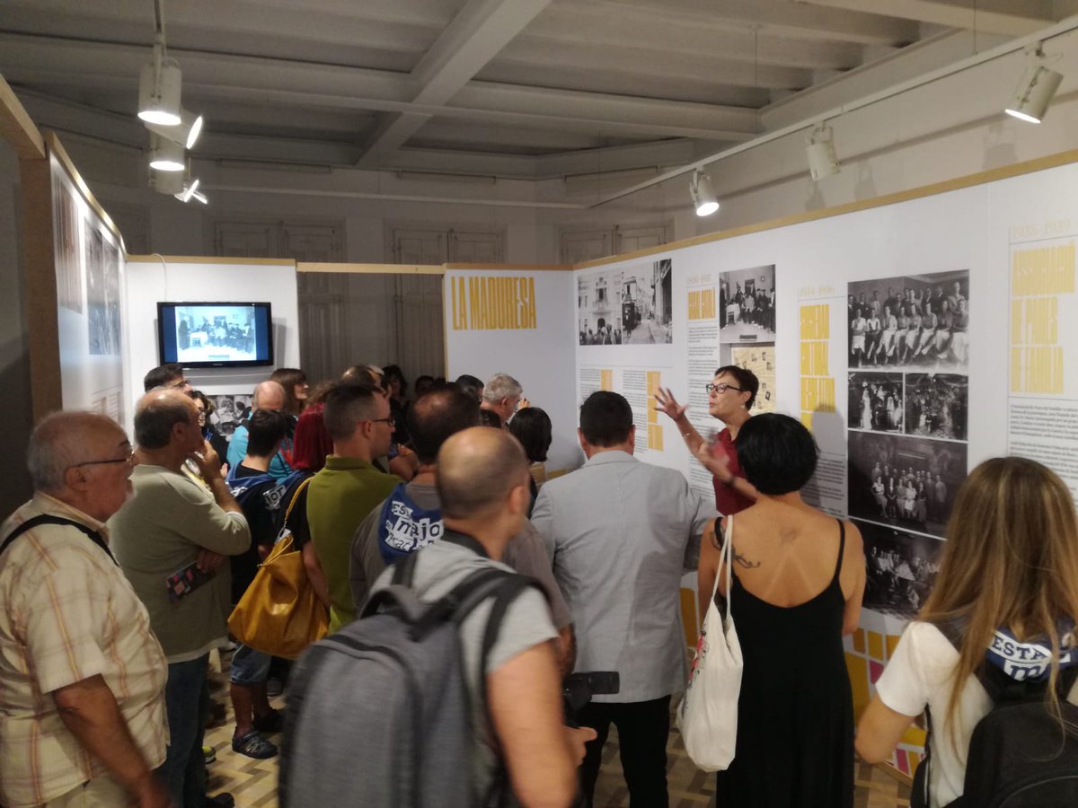 UNZIPelprat's tweet photo. #fmelprat 
👏👏Inaugurada l'exposició “Mosaic. Les primeres entitats culturals del Prat”
Tenim horari especial de visita durant la Festa Major
Dissabte 28 de 12 a 14 hores i de 18 a 21 hores 
Diumenge 29 i dilluns 30 d’11 a 14 hores i de 18 a 21 hores
@ElPratCultura https://t.co/8nbsxF2PVw