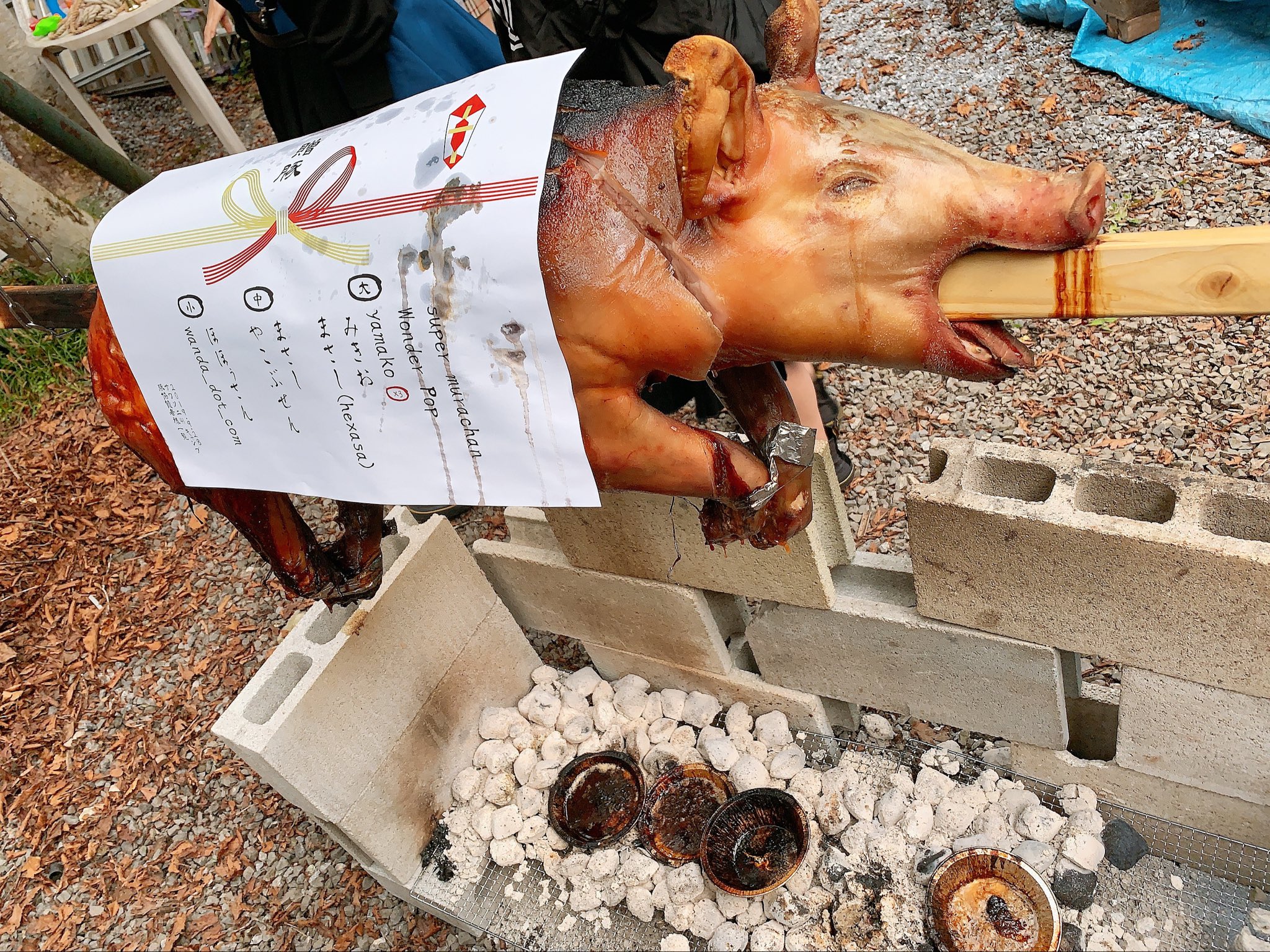 Twitter 上的 雛森りんご 豚の丸焼きー リアルだから苦手な人は注意 サワソニ T Co Op2fbhoybl Twitter