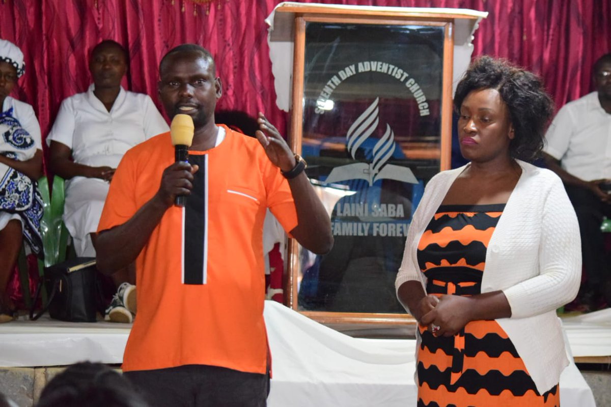 KingFredAsira's tweet photo. Laini Saba area MCA Vecelia Ayot welcomed our party candidate Imran Okoth to worship with fellow SDA faithfuls. 
Later, he interacted with them while sharing his agenda for the great people of Kibra.
#VoteForImran
#KibraForImran https://t.co/Ur1ucC58d0