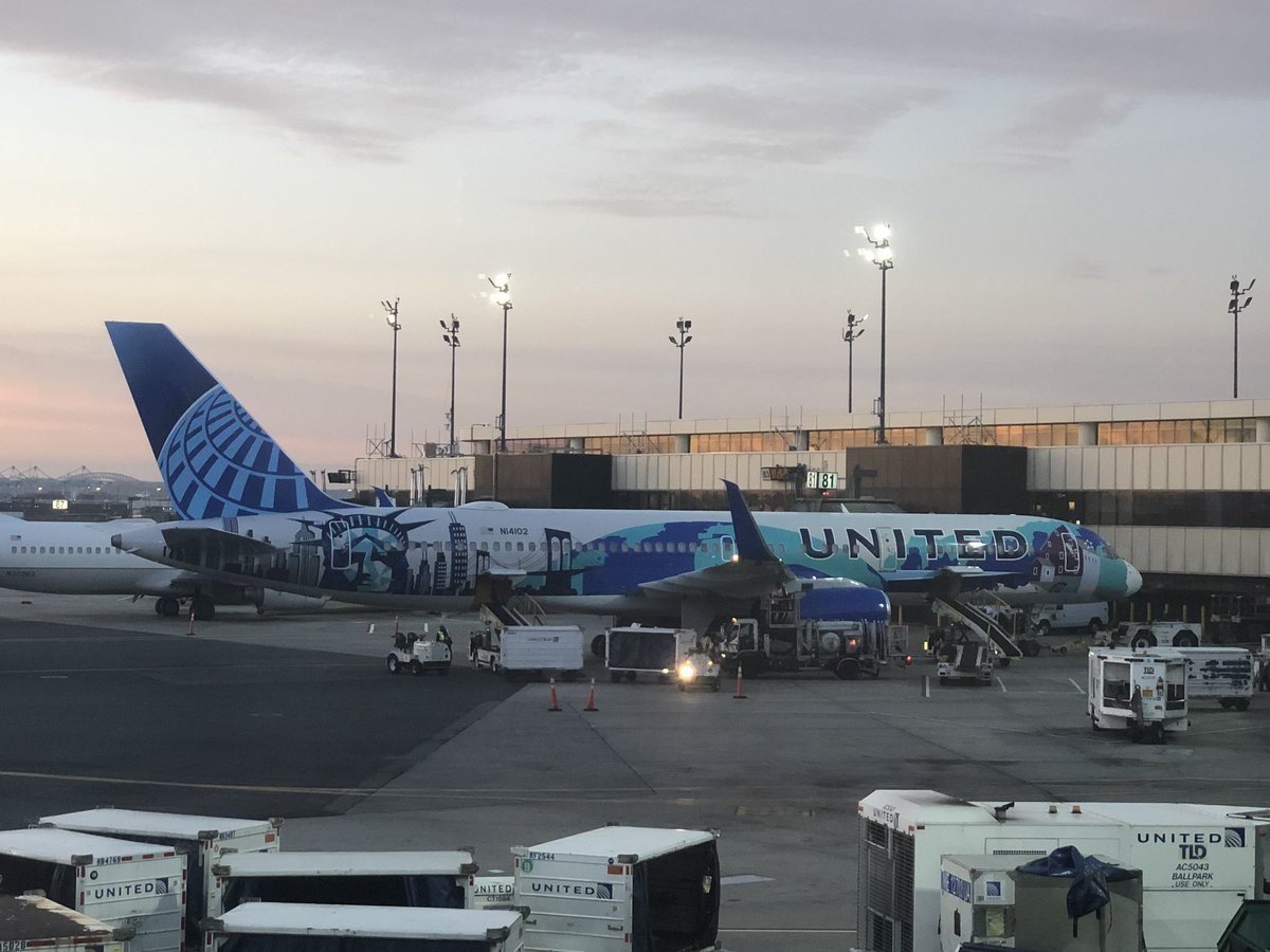 IRROPS are (fairly) worthwhile if it means starting the day seeing this new beautiful addition to our fleet ✈️💙 #HerArtHere