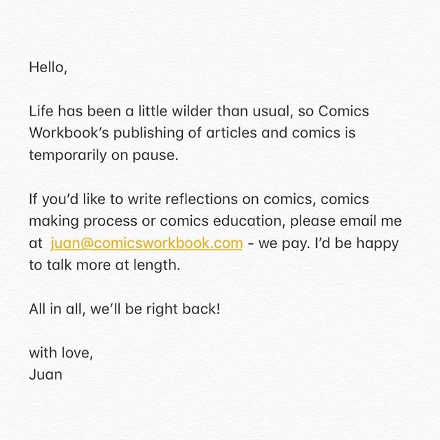 brb :^)
#comicsworkbook

📸 instagram.com/p/B28_whjjEiv/