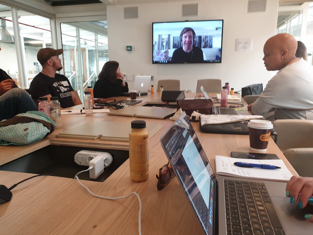 tedxcapetown's tweet photo. In person and via dial-in, the 2nd last @tedxcapetown Speaker Workshop is on at our venue partner @Workshop17za Watershed. 

Speakers are prepping for the 19 Oct #TEDxSalon event #LeadingWithHeart 
#TEDxCT https://t.co/IUewFjDkIS