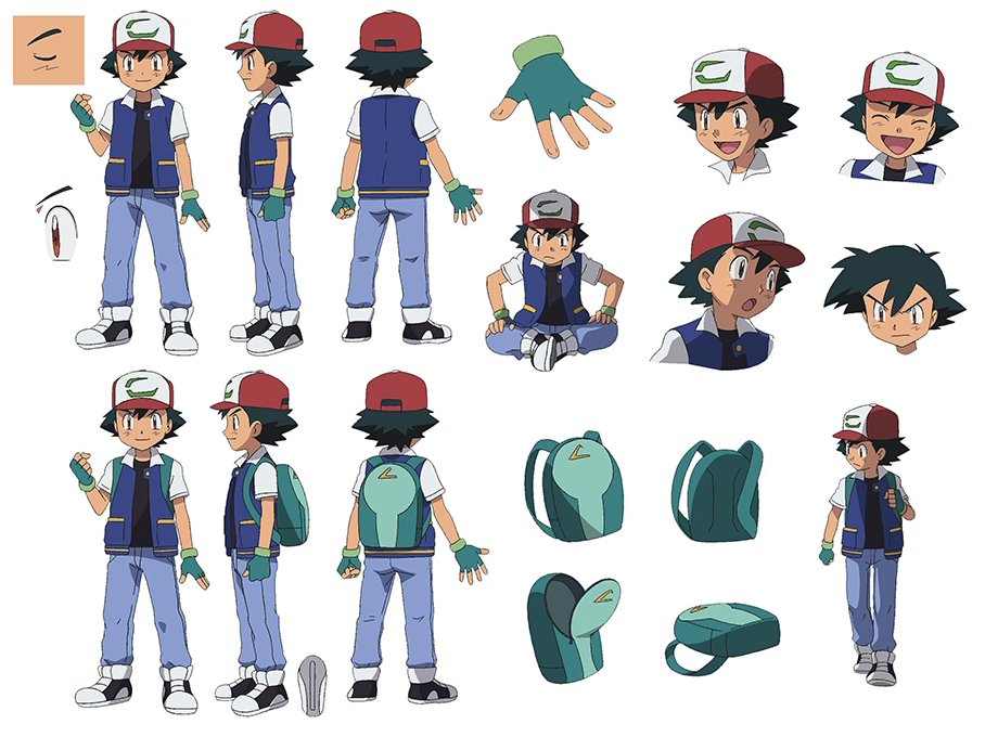 Ash Pokemon Redesign.