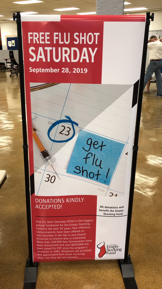 Get down to Farragut High School for Free Flu Shot Saturday!