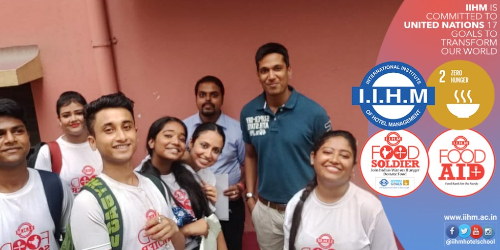 IIHMHOTELSCHOOL's tweet photo. Harsh Kandoi, founder of #santadelivers, has become a #IIHMFoodSoldier. He has started feeding underprivileged children and has pledged to make India Hunger-free!
#sdgs #nohunger #IIHMBest3Years #sustainability #ungoals #UnitedNations https://t.co/qK8Ut7K9Y0