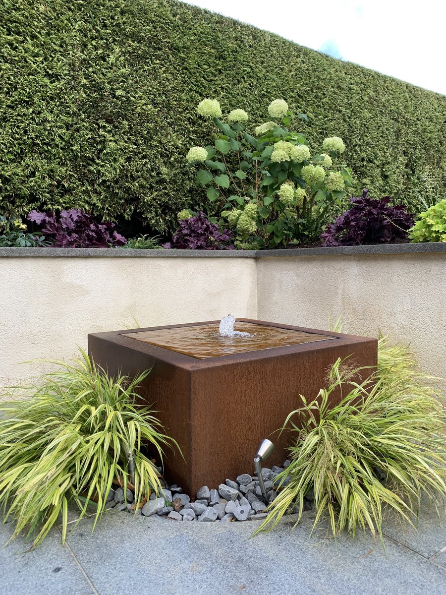 Garden revisits are always great to do. What a difference a year makes and a big well done to the clients who have done a great job of maintaining it. Love this water feature...