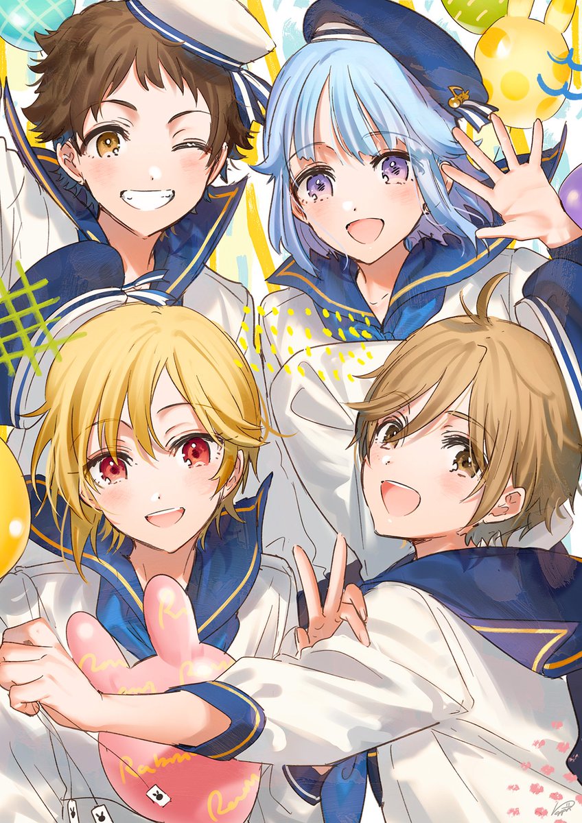 「らくがきRa*bits?? https://t.co/KyVEgM6Hok 」|切符🌷のイラスト