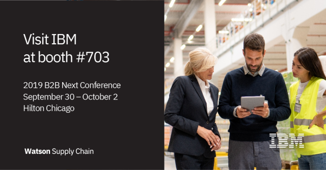 RREH1's tweet photo. Explore AI-enabled applications that help businesses build a smarter #supplychain to manage inventory and customer fulfillment. Visit IBM #WatsonSupplyChain at #B2BNext. https://t.co/DnqMh2vrlk https://t.co/vkblvTFTQA