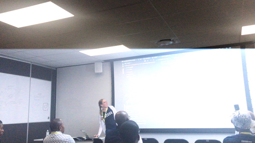 NdabaMbalenhle's tweet image. @Babalela01 Showing is how she built a Multiplatform Game engine in @kotlin 

#KotlinEverywhereSA
@GDGJohannesburg
@GDGCapeTown
