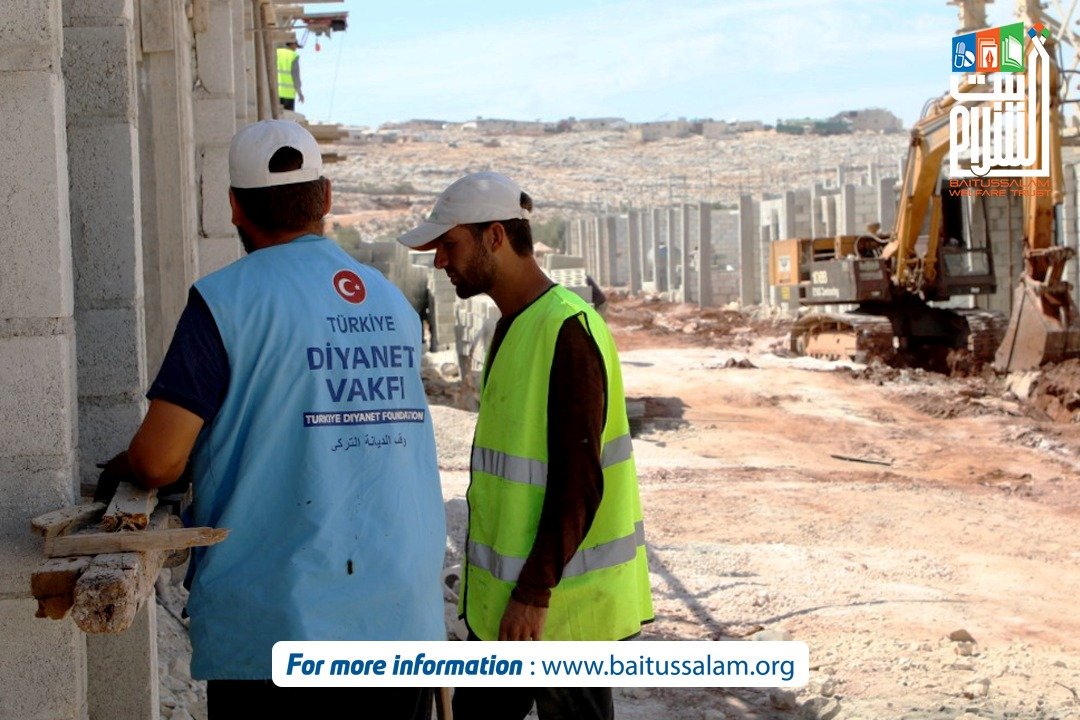 Baitussalam_Org's tweet image. Baitussalam volunteers working side by side with
@DiyanetVakfi in construction of "Baitussalam village" for Syrian orphans and widows.

.
.
.
.
.
#RebuildSyria #SupportSyrianChildren #HelpSyria #shelter #syria
#BaitussalamVillage #syrianrefugees