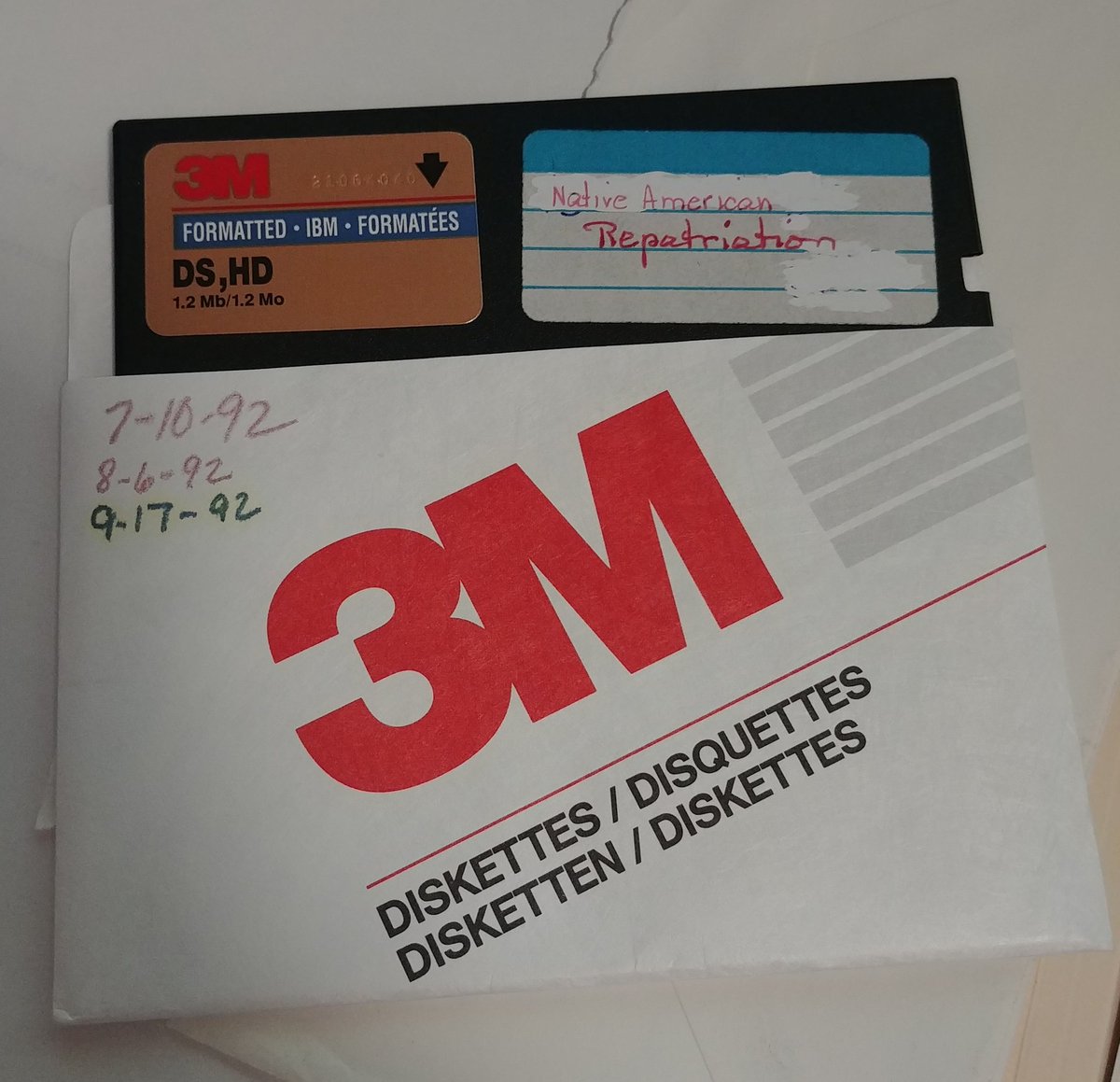 hobbit_sg's tweet image. @NEMAnet so I wanted to get up to speed on the museum's NAGPRA file...and this is the first thing that greets me when I opened it... #why #collectiondocumentation