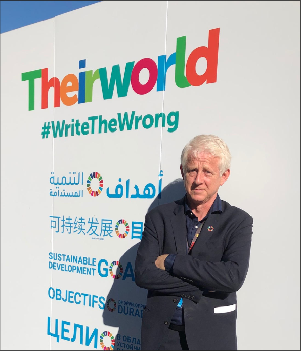 We've been touched by the number of people who've stopped by our Infinity Classroom to pay witness to the education crisis. Thanks to Harrison Ford, Richard Curtis, and Hello Kitty for showing their support to the cause. Together, we can #WriteTheWrong. awrld.at/2kP1mSO