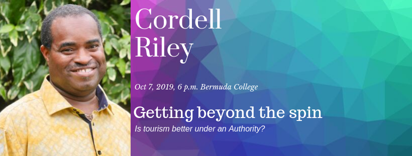 think_hq's tweet photo. Bermuda!! Researcher Cordell Riley's "Getting beyond the spin" now on October 7 at the Bermuda College!!
The first independent performance evaluation of the Bermuda Tourism Authority! #thinkfest2019 https://t.co/m34owYyCH2