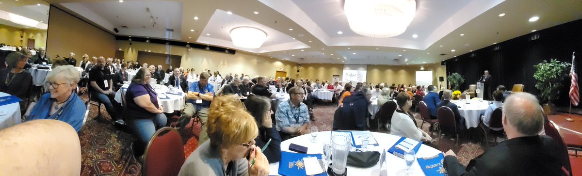 BrianCormier's tweet photo. Lots of people here in #Fredericton at the #Rotary @District7810 conference with nearly 180 Rotarians. #thinkdifferent7810 https://t.co/Q1Ps91WBnv