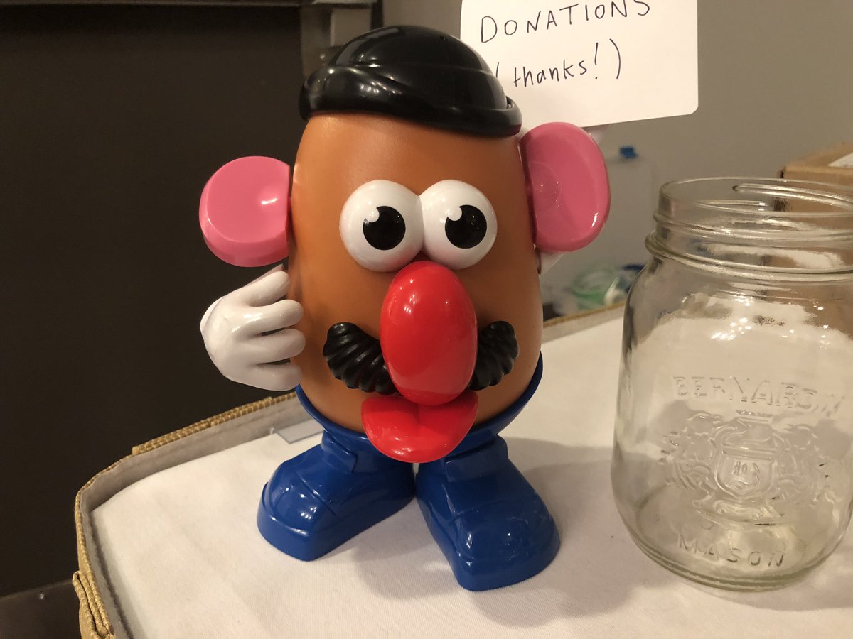 Getting set up for day 2 of ProtoTO! Raffle at 9:30, first session at 10 am. #ProtoTO #protato