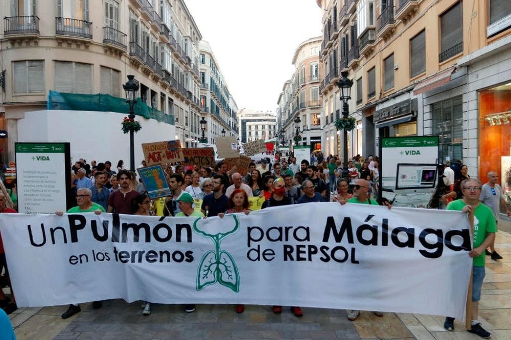 Ayer, en la marcha contra el #CambioClimático, también se reclamó un #bosque #urbano en el corazón de #Málaga. ¡Muchas gracias! 😊#YoQuieroBUM 💚🌳🌍 #CuidemosLaTierra #MásÁrboles #Futuro