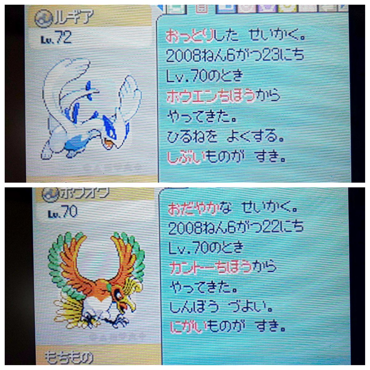 ふろる ブックオフで買った中古のダイヤモンド凄いデータだったみたい なぞのばしょバグもできるし 闇の風ダークルギア産のルギアいた すげぇ初めて見た