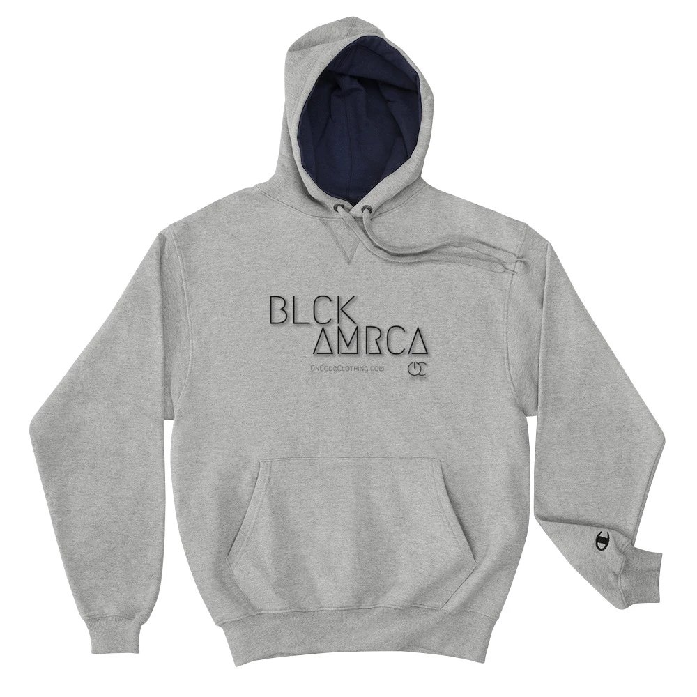 ONCODEClothing's tweet photo. Unisex 'BLCK AMERICA' Champion Hoodie for the #Fall season.
Save with discount code HC5
.
On Code Clothing...
Where #blackempowerment is the lifestyle
#oncode #oncodeclothing #blackfirst #blackgirlmagic #powernomics #blackowned #tangibles2020 #ados #hoodieseason #nyc https://t.co/D3p6prwuvb