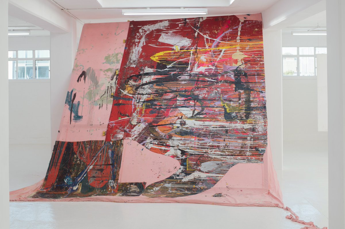 karstgallery's tweet image. Thank you to everyone who came to KARST last night for the opening of Bad Actors! We are open today and Sunday 29th from 11am - 5pm.

Detail: &apos;The Red Sea The Dead Sea&apos; by Howard Dyke. Photo credit: Rod Gonzalez.
#BadActors #PAW2019