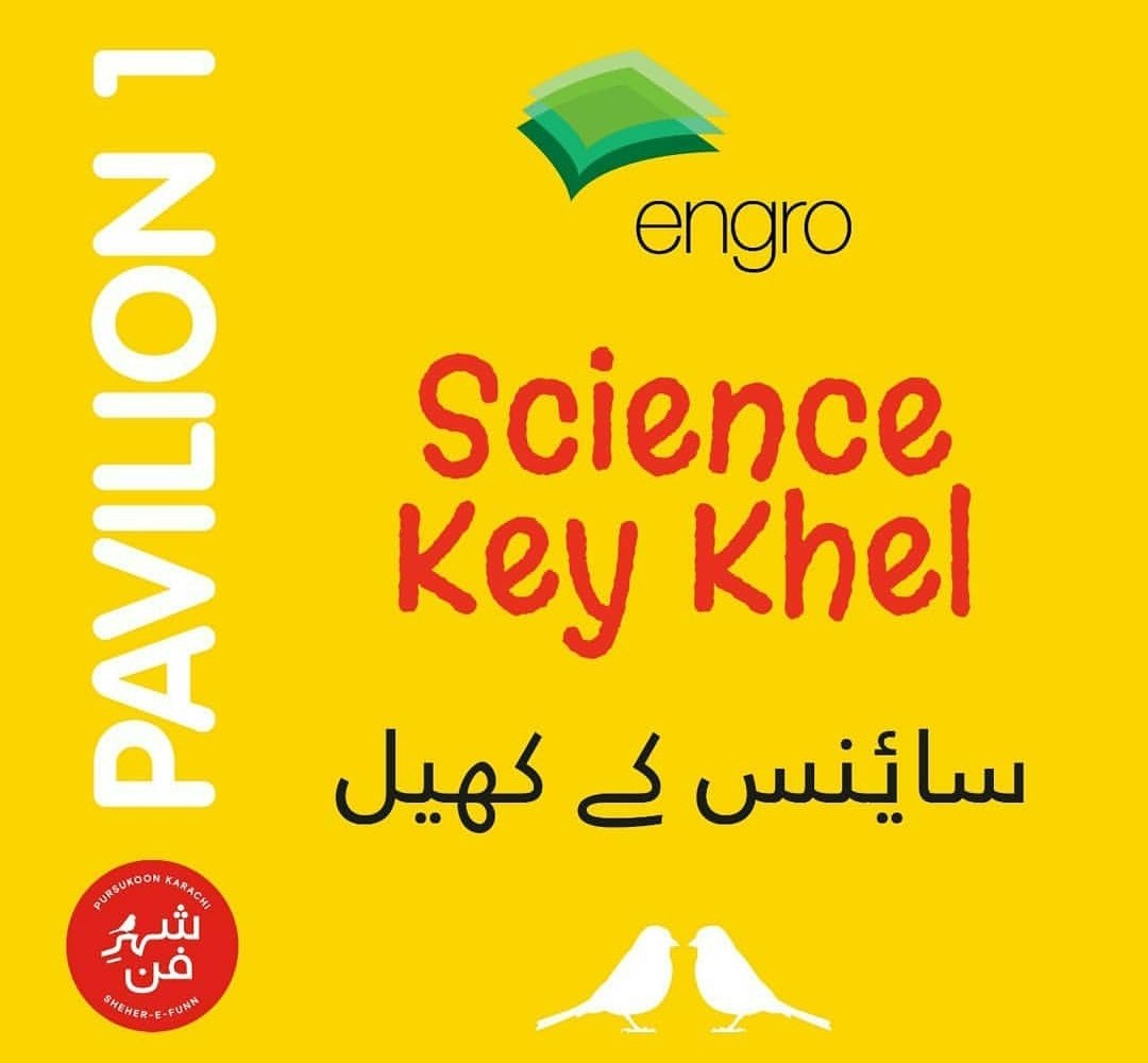 engro_group's tweet photo. Excited to welcome junior scientists at Engro's Science Key Khel Pavillion #HappeningNow at Sheher-e-funn Children's Festival organized by #Pursukoon #Karachi. 
Today and tomorrow at the Governor House Karachi

#Engro #Sheherefunn #OfficialSponsor #ScienceKeyKhel https://t.co/qauXWYBXwY