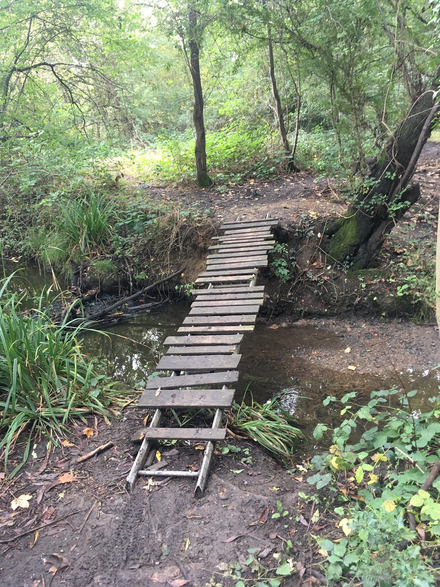 This is the only bridge that crosses the great divide in our society. I do not recommend crossing it on a mountain bike on a drizzly day with a hangover