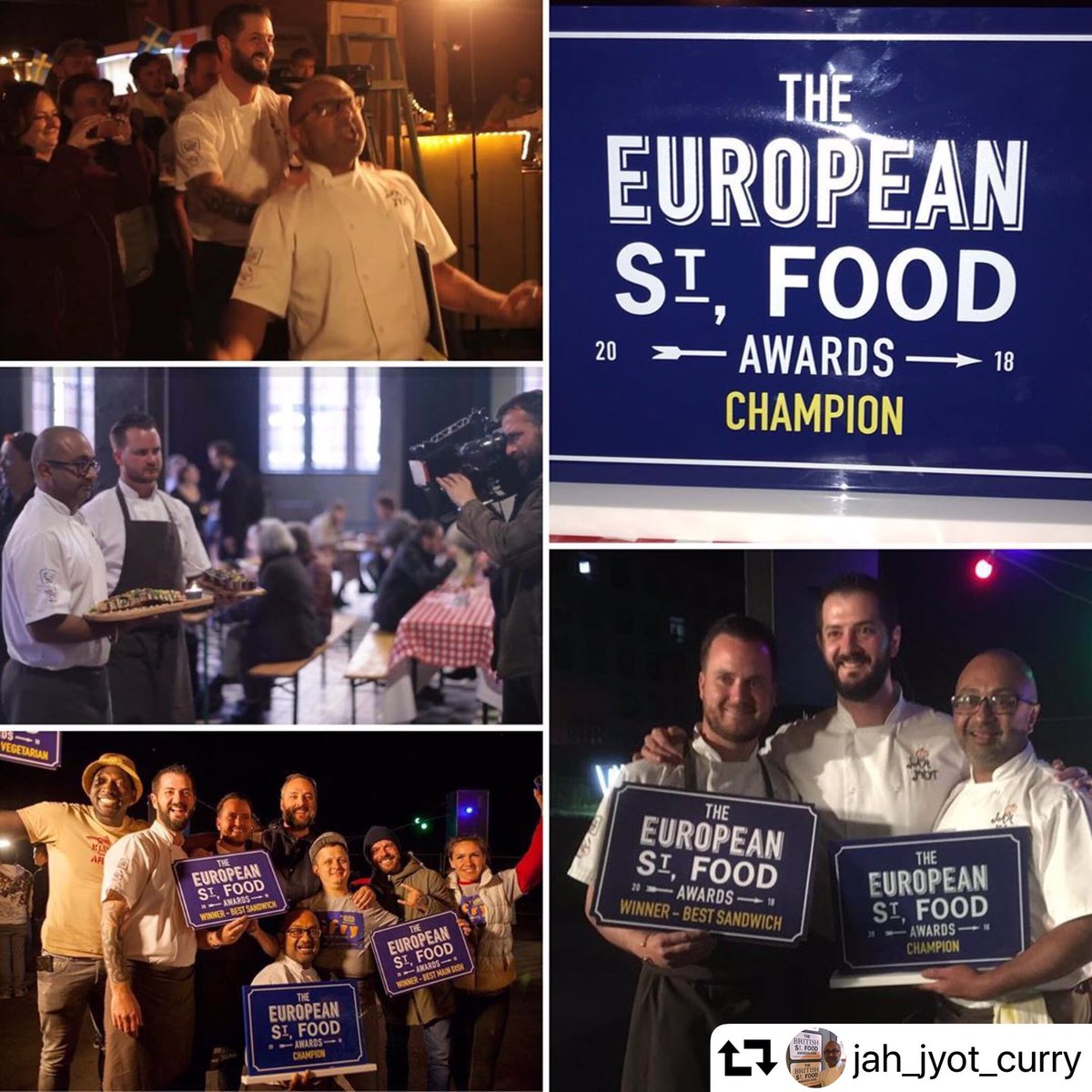 BritStreetFood's tweet photo. #Europe’s reigning champion speaks... Tremble all ye who listen: https://t.co/w4MfO3V6zM #eurosfa #malmo #britsfa https://t.co/YNqwuEsbbj