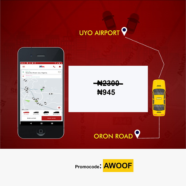 MuzaRide's tweet photo. Awoof!!! discount. Get 60% discount on all rides in UYO. use promocde AWOOF.
📲Install the muzaride app https://t.co/HPFtziNdHF and register
📍Enter location>Ride now>payment method
💵Enter promocode &amp; apply 
🚕 A driver arrives in 5 mins
💝 Ride and rate your driver
#taxiawoof https://t.co/a0vgEH4cyP
