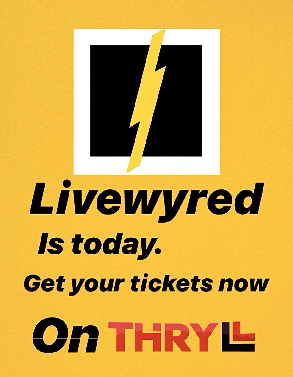 thryllapp's tweet photo. It’s not too late. You can still get your ticket on the #thryll app.
Click here https://t.co/ZP6xiFjCcQ https://t.co/S0F0SDrCEX