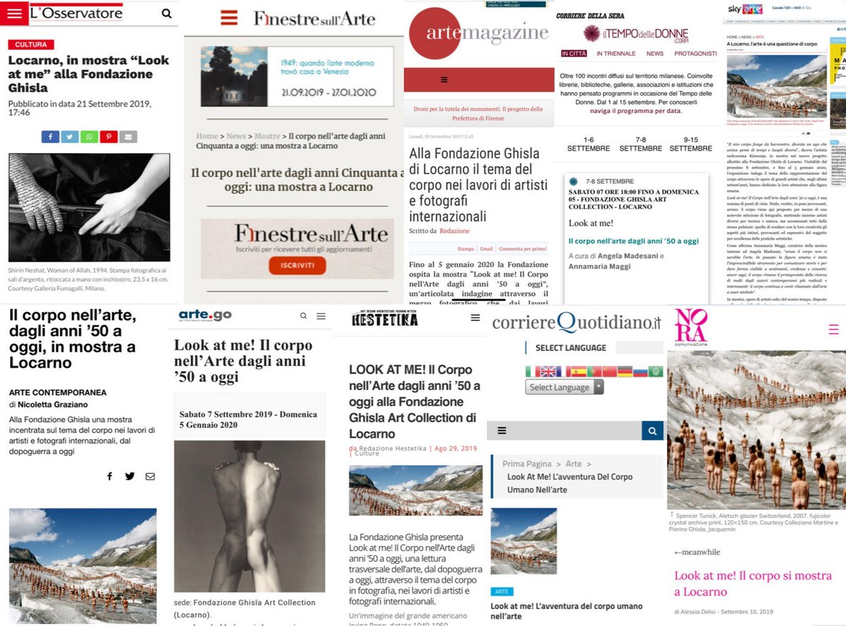 ArtGhisla's tweet photo. 👉Dicono di noi....qualche articolo apparso sulla stampa inerente la mostra temporanea d'autunno Look at me!🦋 https://t.co/VdumLaWbkf
