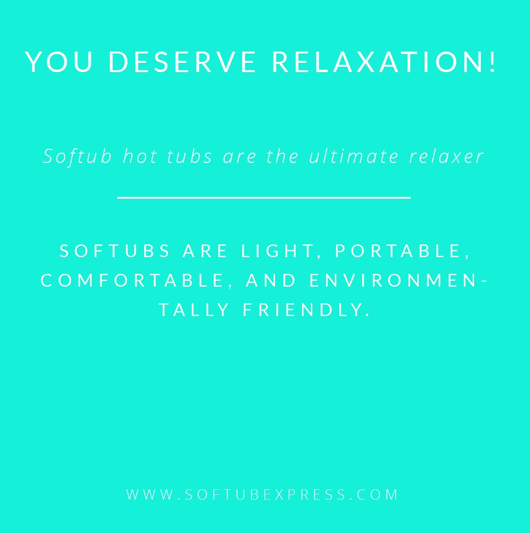 SoftubExpress's tweet photo. You deserve relaxation! #softub #familytime #familytimes #relaxtime #familytimeisthebesttime #relaxtime😎 #familytimefun #relaxing #familytimeisthebest #relaxation #familytimerocks #relaxing_time #relax_time https://t.co/z9swPw6HF4