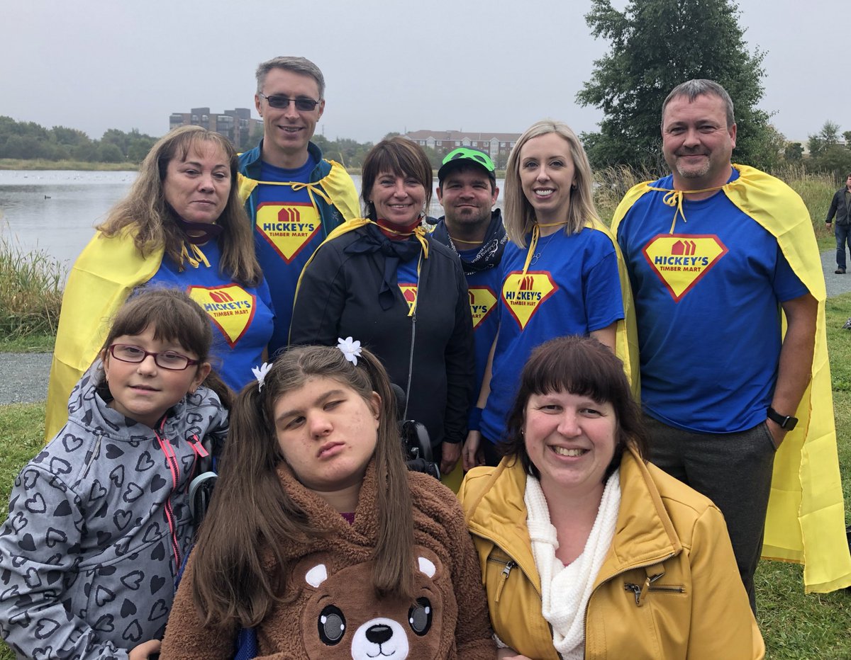 HickeysTIMBER's tweet photo. We had so much fun at #TimberMartHeroesChallenge and meeting our @CWFNL wish child Chelsea! 🦸‍♀️ Thanks to the tremendous support from our friends, family, customers and suppliers, we were the TOP Fundraising Team with $15,029.30! 🏆 https://t.co/GXu6wTQJXY