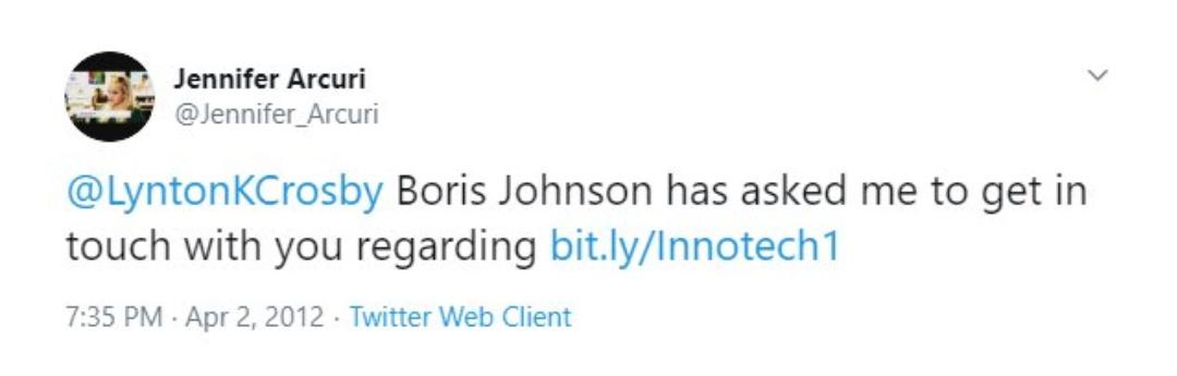 Oh dear, the plot thickens: Boris de Pfeffel of Spaffwaffle puts his pole-dancing Spinning Jenny in touch with Lynton Crosby, election campaign manager for right-wing parties in several countries.  https://bylinetimes.com/2019/06/21/the-transatlantic-triumph-of-trumpism-boris-johnson-a-plan-years-in-the-making/