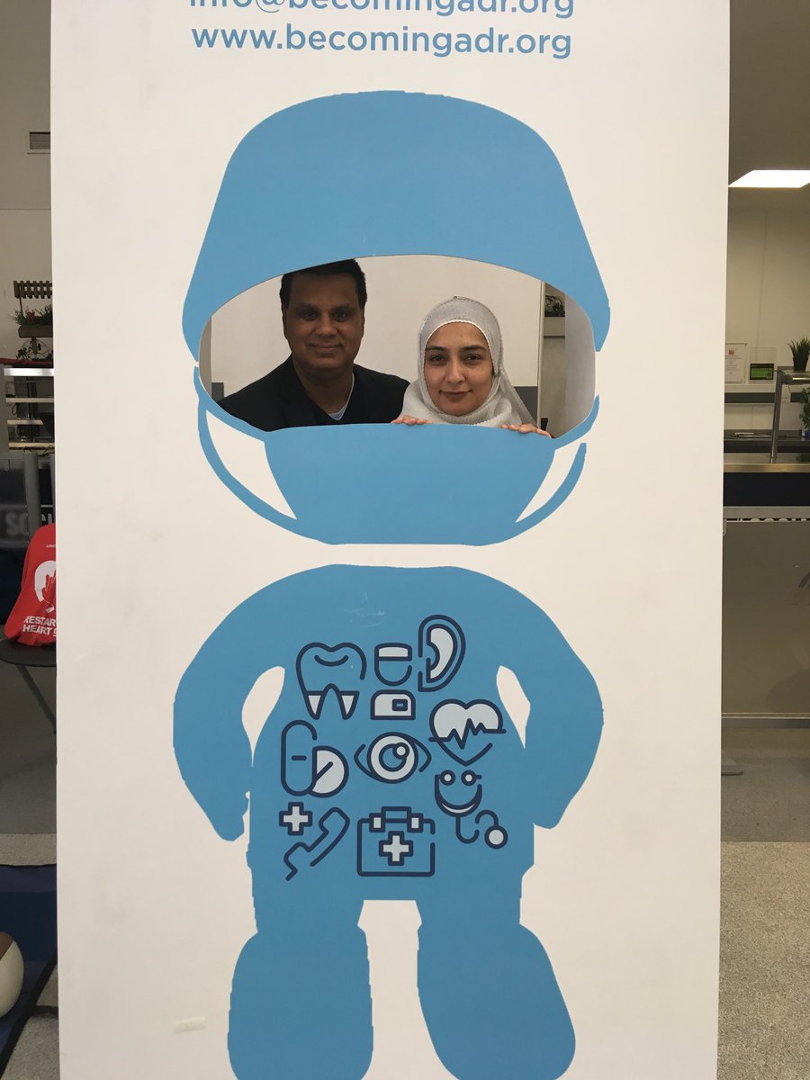 fhussain73's tweet photo. #NHCC19 @BecomingaDr Thinking of becoming a Dr? Go for it. If these 2 suspicious looking people can do it, so can you! @LAEstratford @ShafiAhmed5 #lovetheNHS https://t.co/J1k8Di8yu2