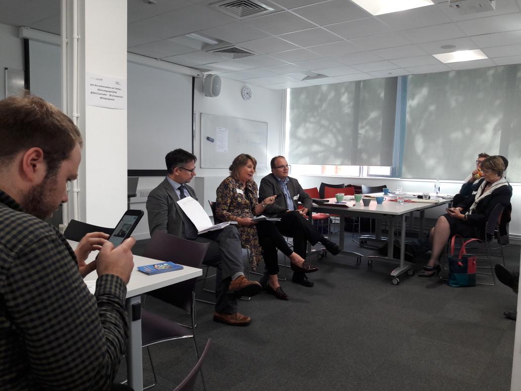 DeutschCentre's tweet photo. The room is filled with passion and positivity of bringing languages across to school children, university students and adults
#OurLanguages2019 @DeLCLancaster @LancasterUni @languageacts https://t.co/v0VVzSZKuu