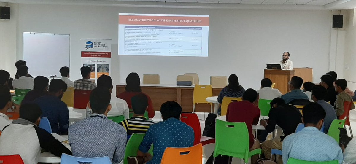 JPR_IND's tweet photo. On 5th September 2019, Mr. Muddassar Patel, JP Research gave a presentation on "Crash Data Collection and Data Analysis" to the first year students of the Data Science course of Symbiosis Skills and Open University (SSOU),Pune organized by Safety Research Foundation. https://t.co/1kvwE77nSH