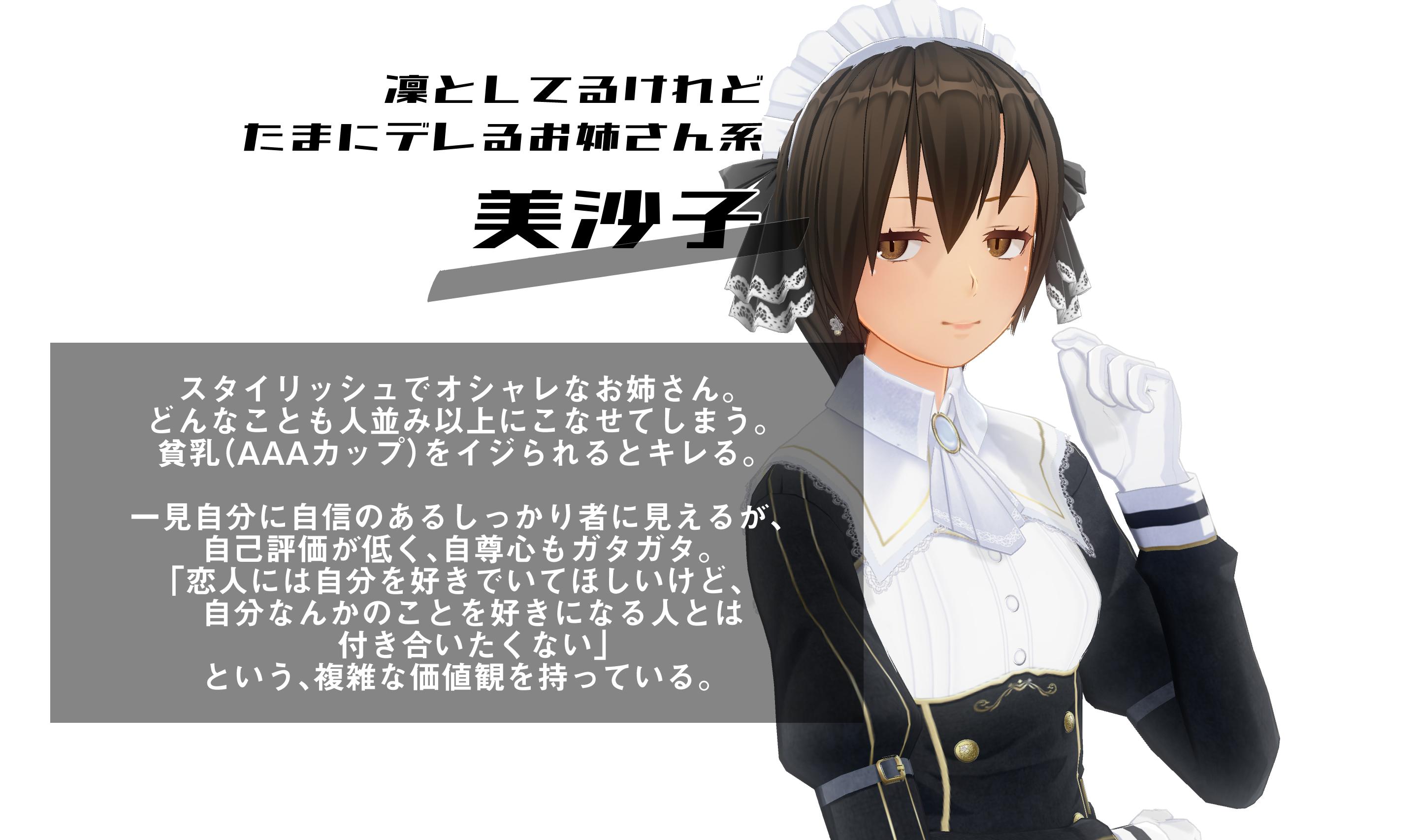 魂の虎落ちゃん Com3d2 メイドさん紹介 第１段 オダメ初期組のアイドルたちから紹介します キュートなサイコパス スピリチュアル高学歴 拗らせ美女の3点セットです 性格にクセのある子が好きだからみんなそんな感じになってしまう Com3d2