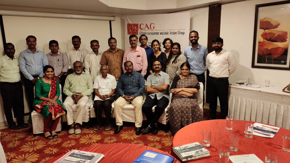 JPR_IND's tweet photo. Mr. Balakumar and Mr. Sathya Kumar of JP Research participated in the stakeholder consultation meeting hosted by Citizens Consumer and Civic Action Group (CAG), on 05 September 2019 at Hotel Savera, Chennai. https://t.co/SYGICSArm9
