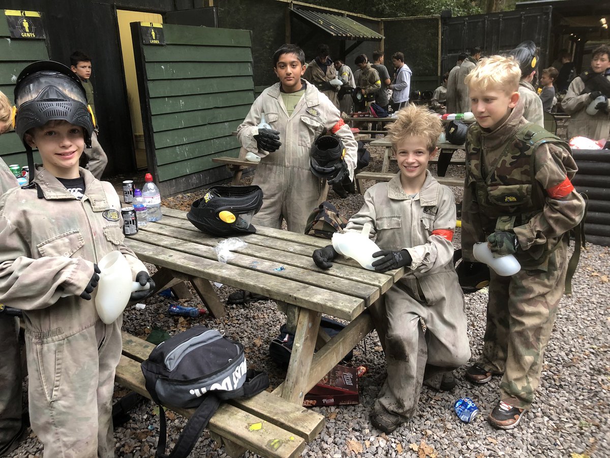 DaveniesDAS's tweet photo. A rare bit of down time between rounds of @paintballing paint-based warfare! #crackshot #engageinspirechallenge https://t.co/CsxkJiRfcC