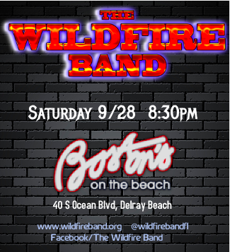 WildFireBandFL's tweet photo. TONIGHT in DELRAY @bostonsonthebch #ClassicRock #livemusic #JazzBluesCountry https://t.co/J95pohiq4I
