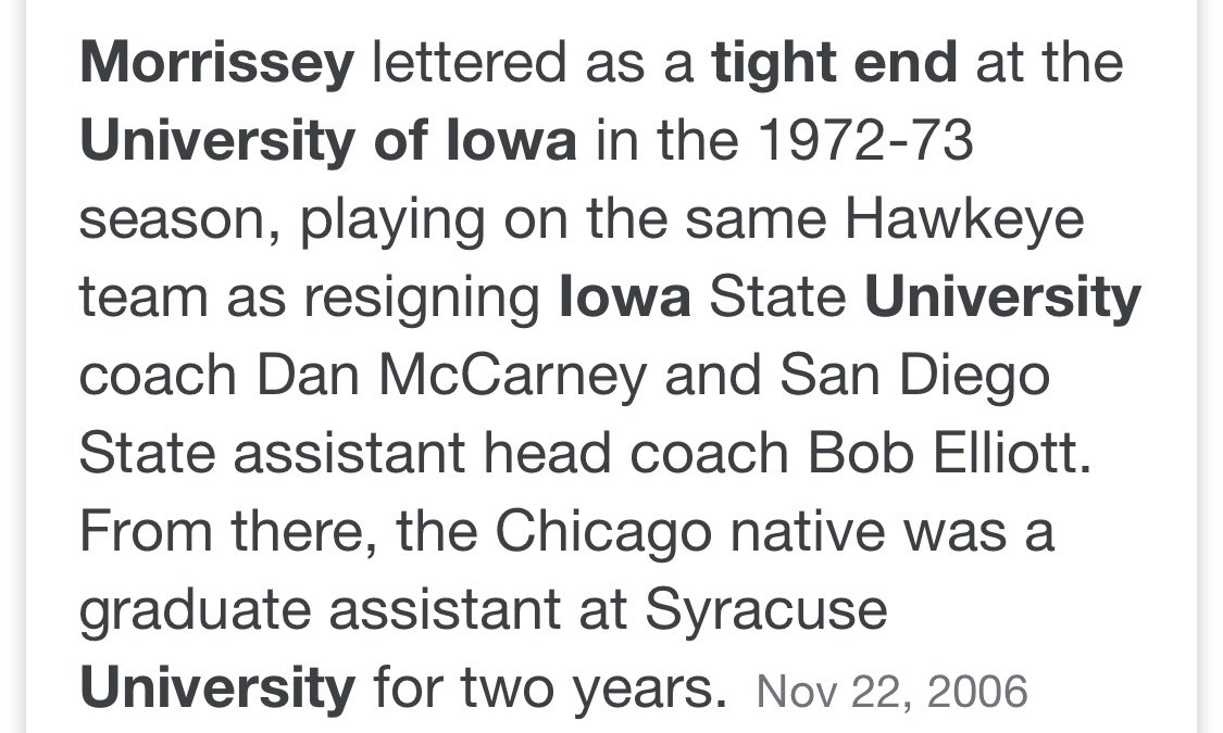 KMorrissey77's tweet photo. In honor of Iowa playing today, here’s a pic of my dad, who was a tight end for the Hawkeyes! Go iowa!! #hawkeyefan https://t.co/FJW8xCDKOE