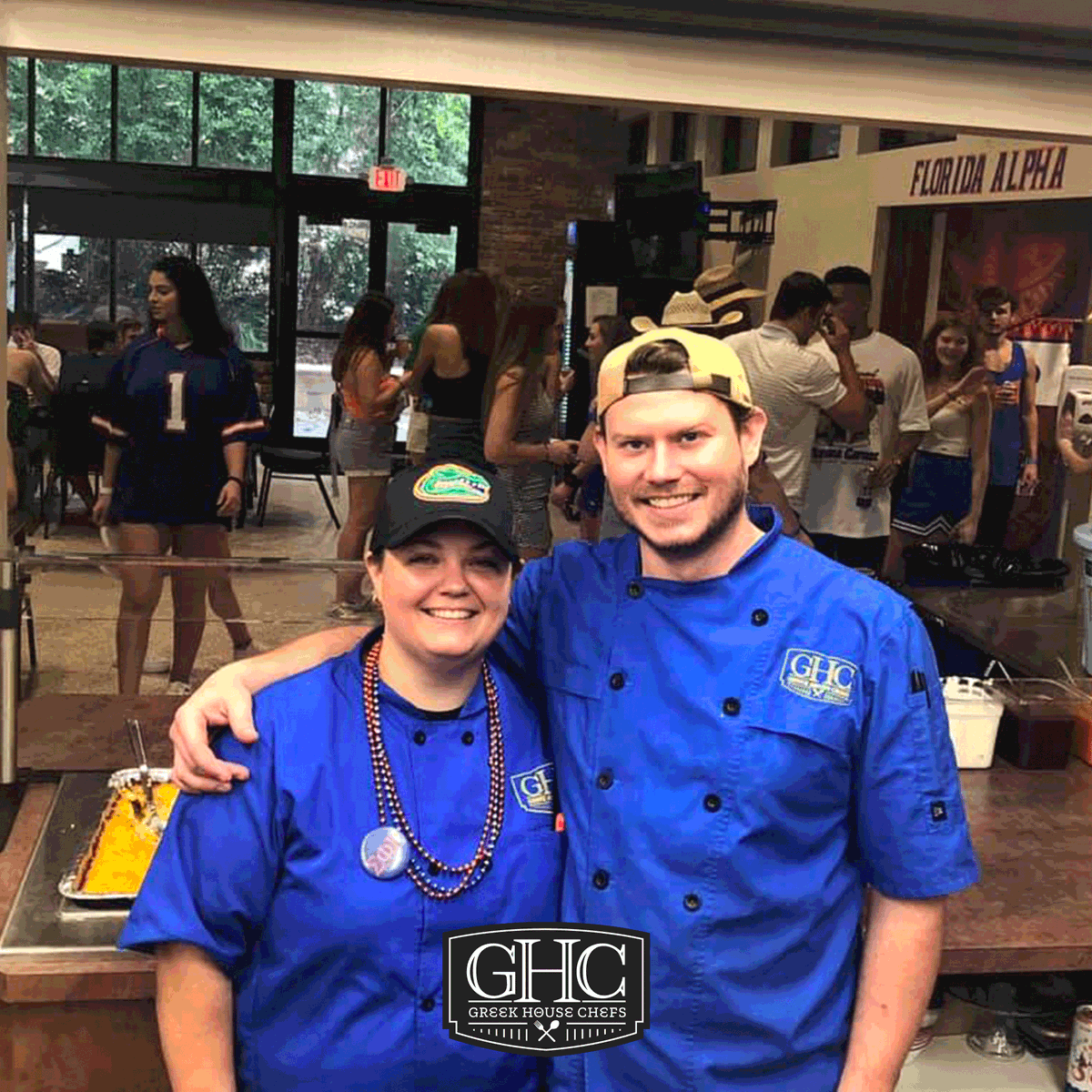 #BlueCoatChefs Erin and Jesse are ready for some 🏈🏈🏈 this week <a href="/floridasigep/">UF SigEp</a> 
Did you know their #tailgates are FAMOUS on campus? Get over there and enjoy some delicious tailgate food before it's too late! #ghc #greekhousechefs #gameday