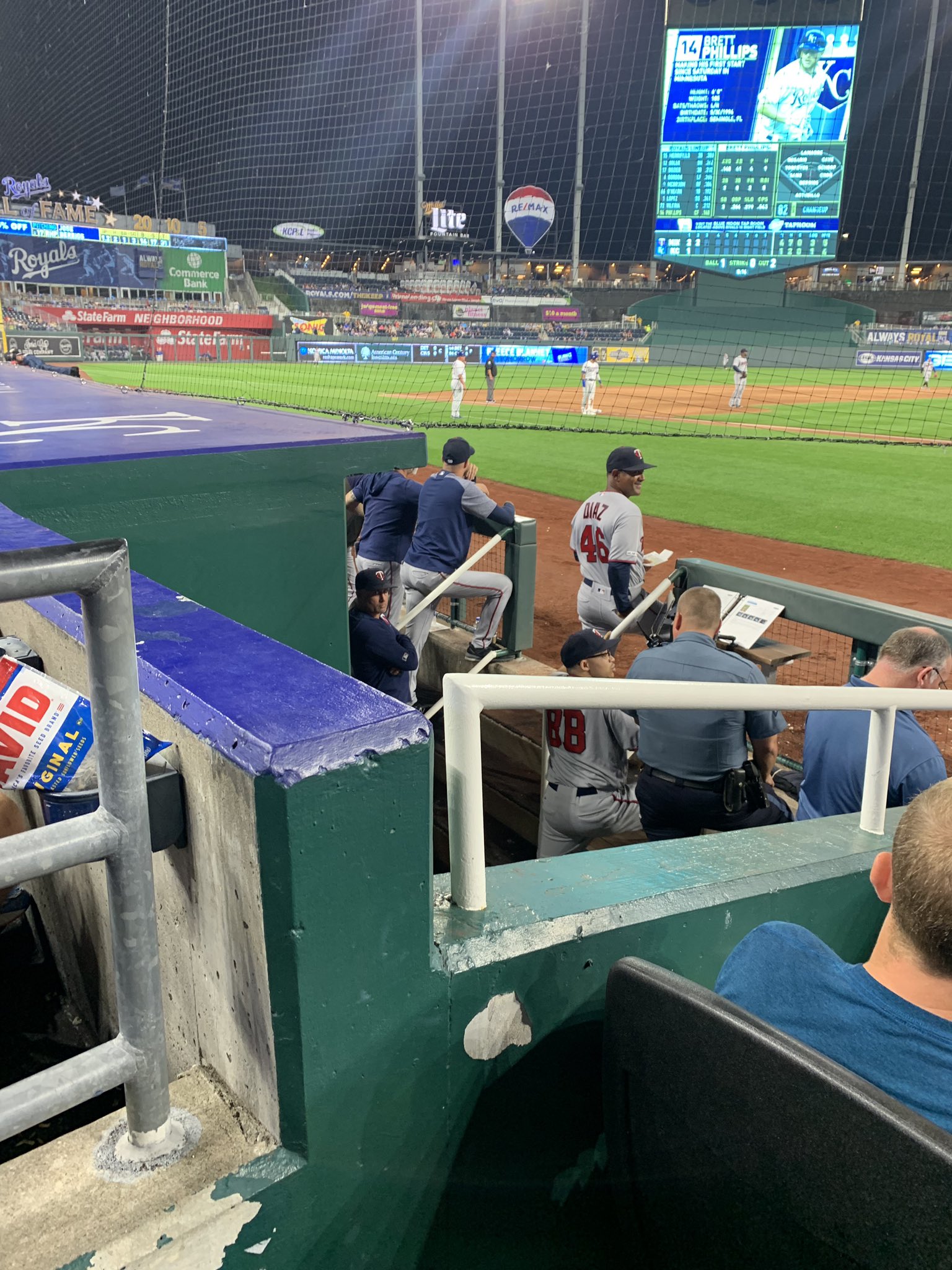 Yankees at Rangers / Twitter