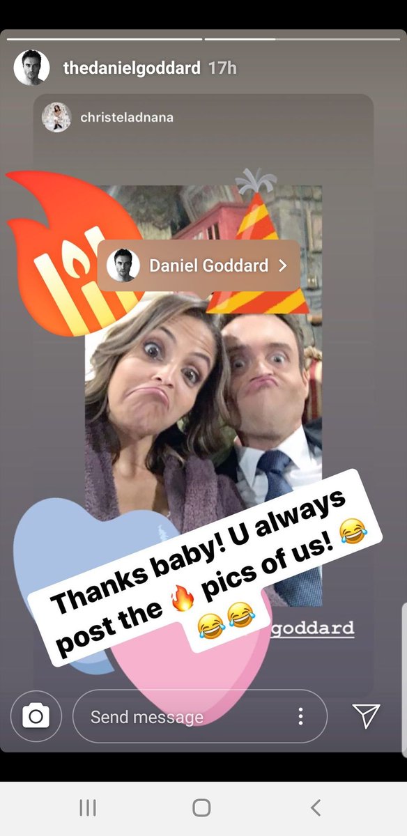 WeLoveLane's tweet photo. Saturday #Lane #YR funny @DanielGoddard @ChristelAdnana :) https://t.co/13eSvwR3bf