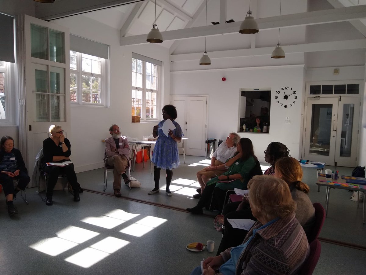 migrantsorg's tweet photo. @ZrileB @Medact @DocsNotCops @HastSanctuary @RossanaLeal1 @siand81 @CamWelcome Great reception of the draft #FIRMCharter in Cambridge #EndHostileEnvironment https://t.co/L6FjxQASPE