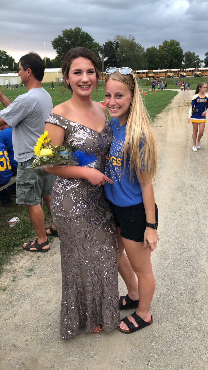 Our own teammate looked gorgeous last night. She may not have won queen, but she’s always a queen to us💙💛