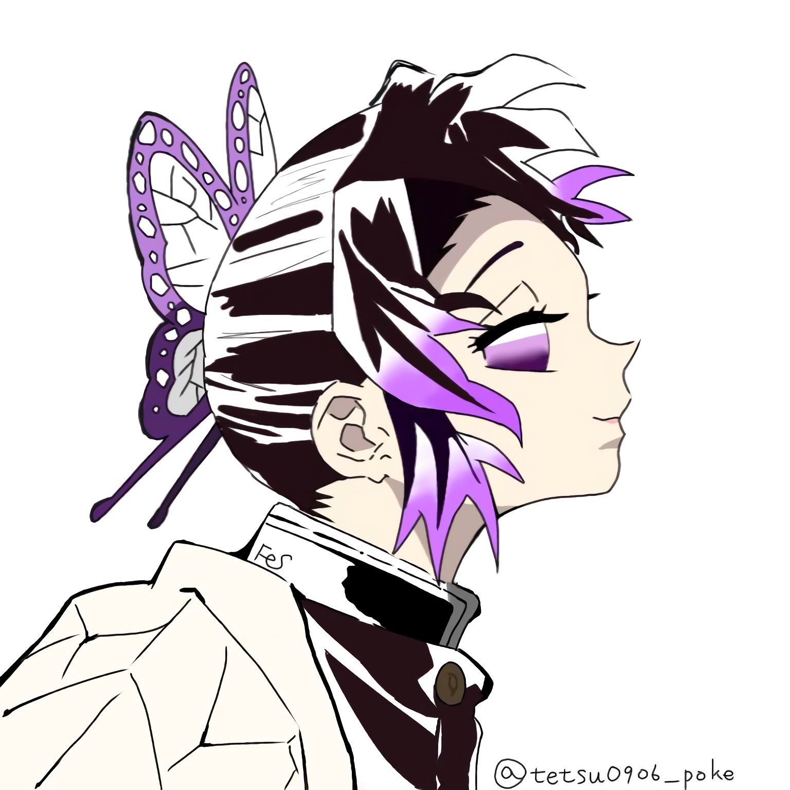 ふぇす 胡蝶しのぶさんを描かせていただきました 良ければ フォロー いいね Rtお願いします アニメ 最後で寂しいですね しっかり味わいながら見ます 鬼滅の刃 胡蝶しのぶ イラスト T Co 4uheoiubjc Twitter